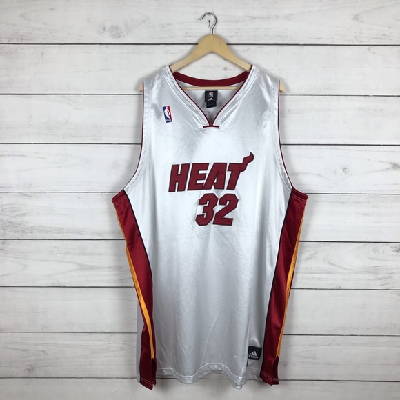 Vintage Miami Heat Shaquille O'Neal Adidas NBA Jersey